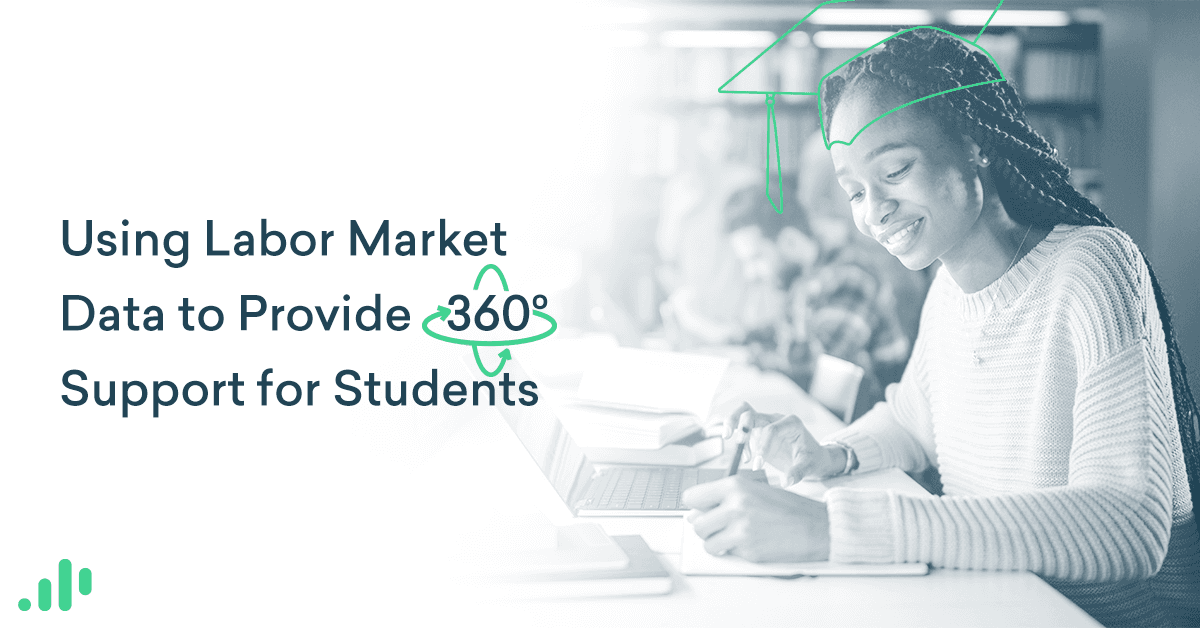 Using Labor Market Data to Provide 360° Support for Students