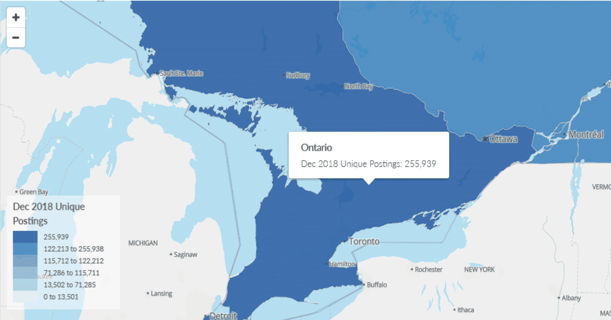 Emsi Update: Canadian Job Posting Data Now Live