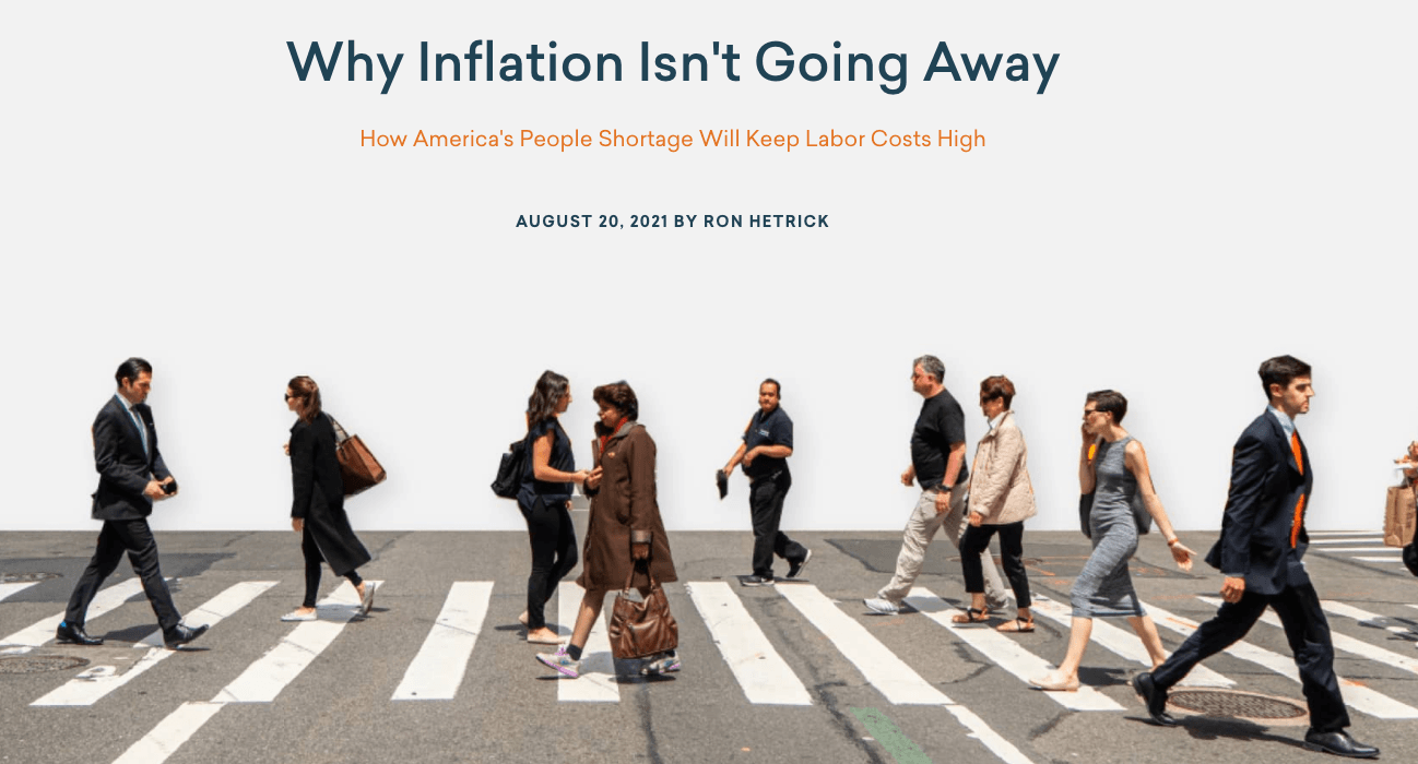 Why Inflation Isn&#8217;t Going Away