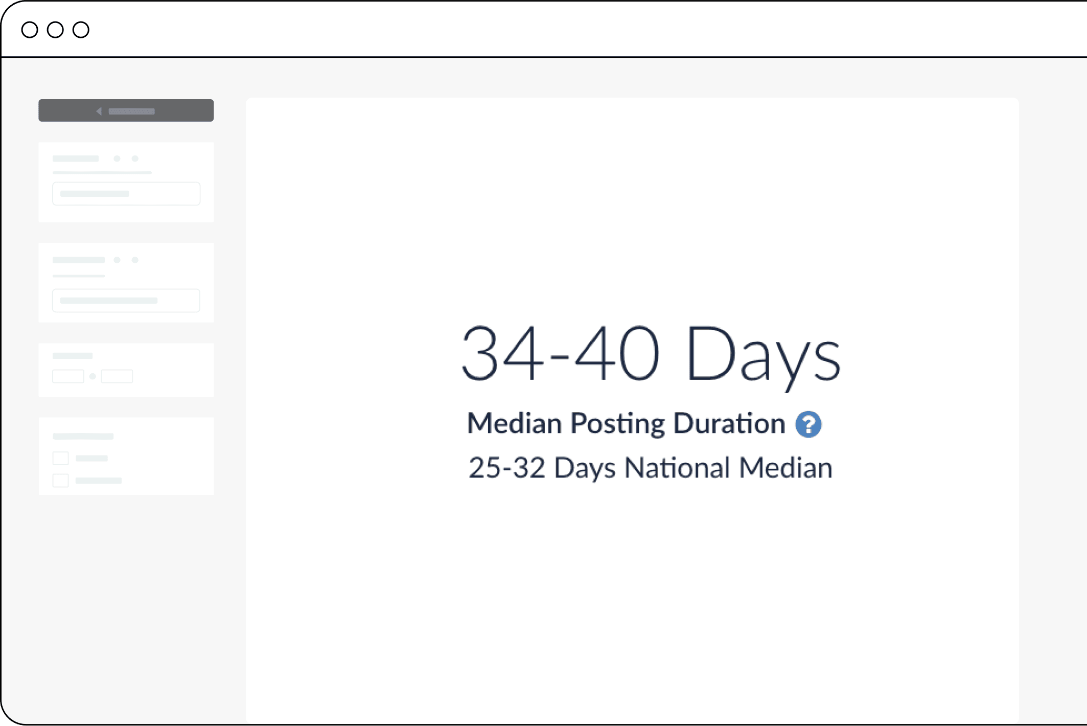 Posting duration mockup