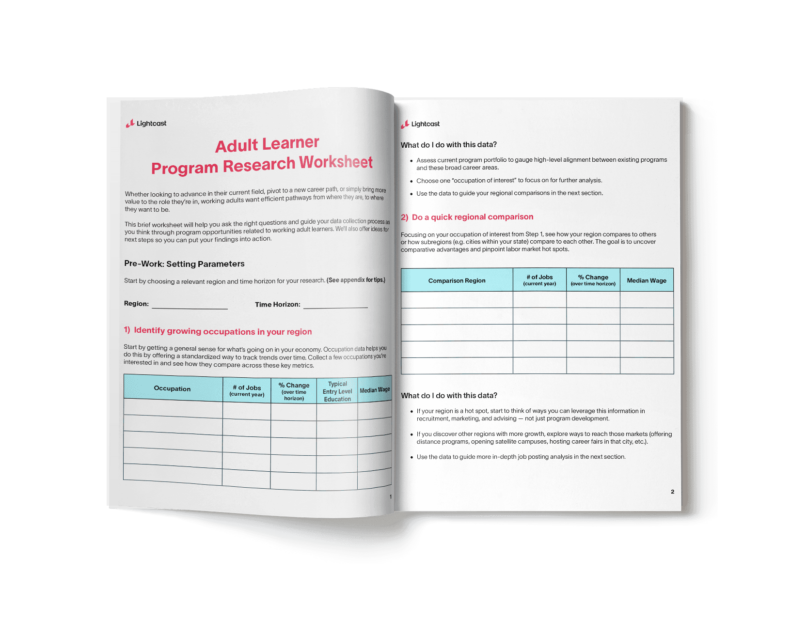 Adult Learner Worksheet