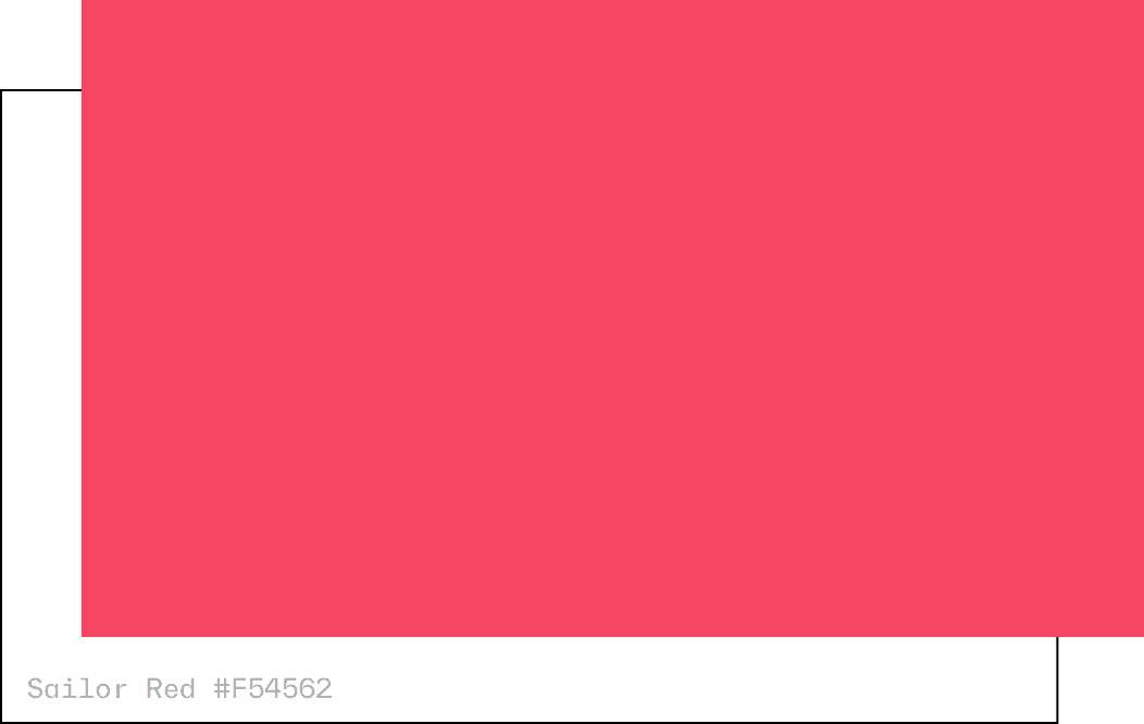 Red swatch #f54562