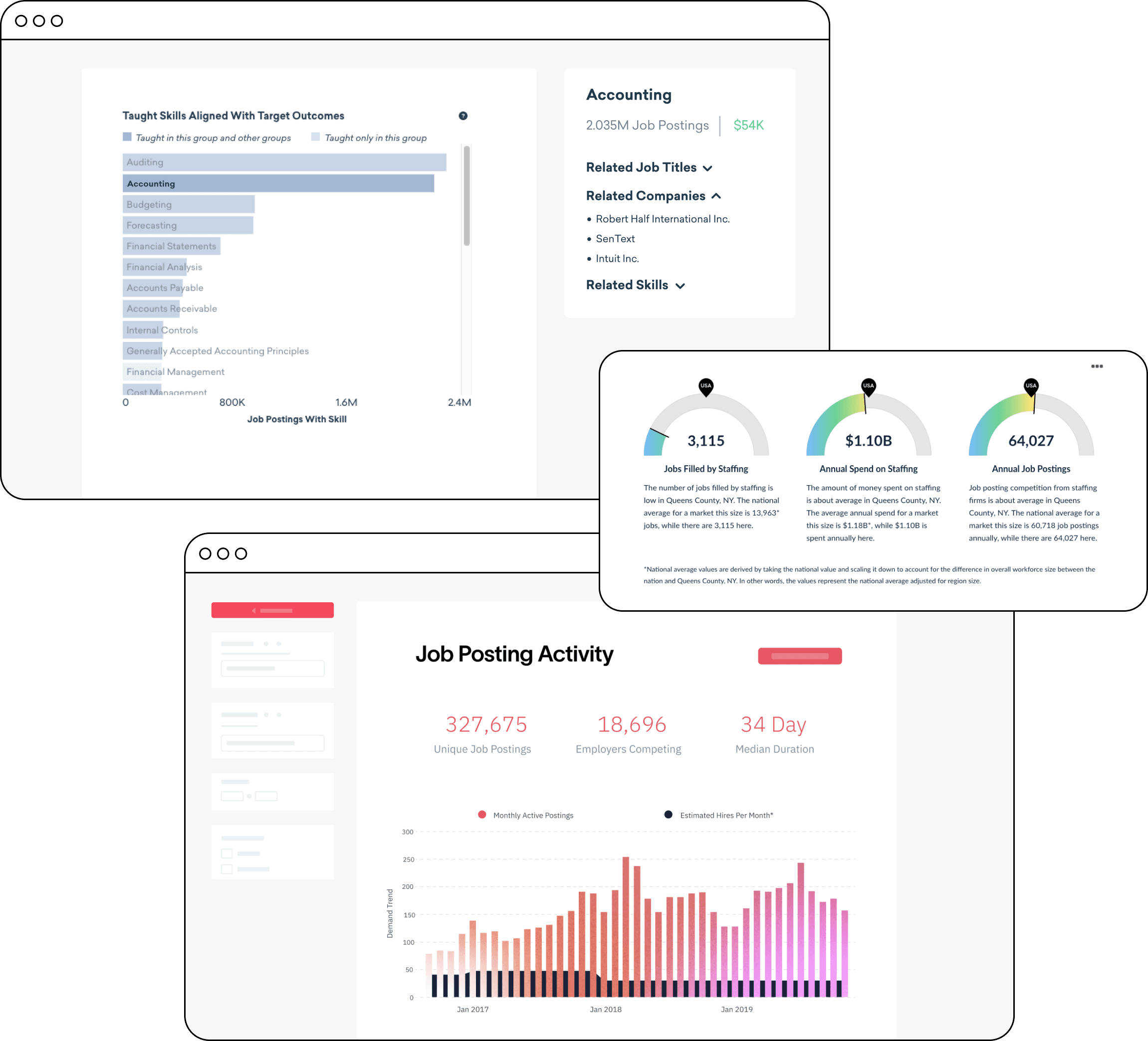 UI mockups