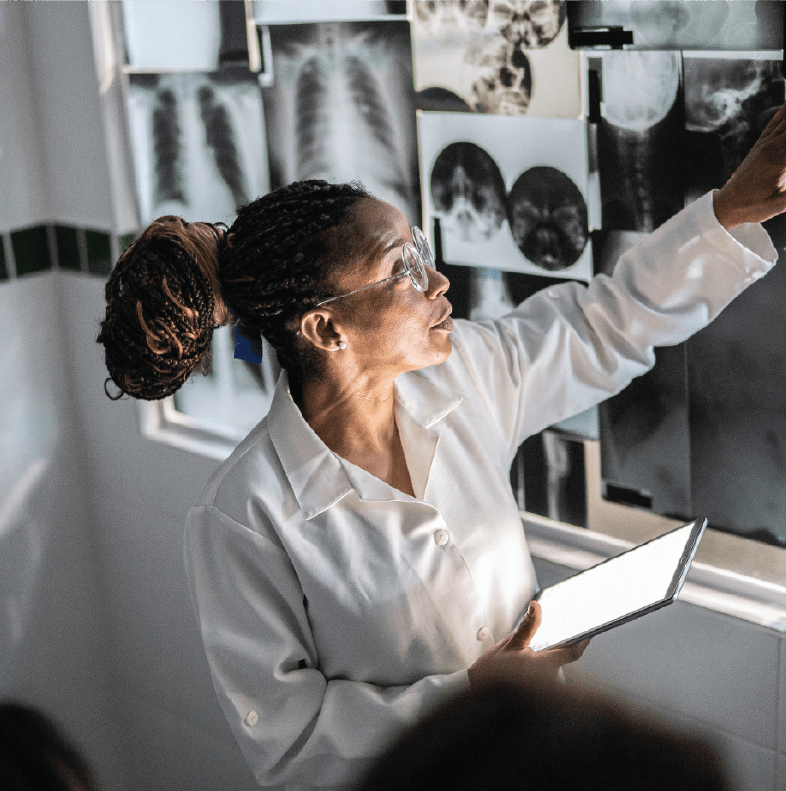 Woman in lab