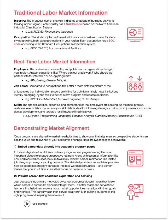 Strengthening Enrollment Guide page 2 lightcast NEW