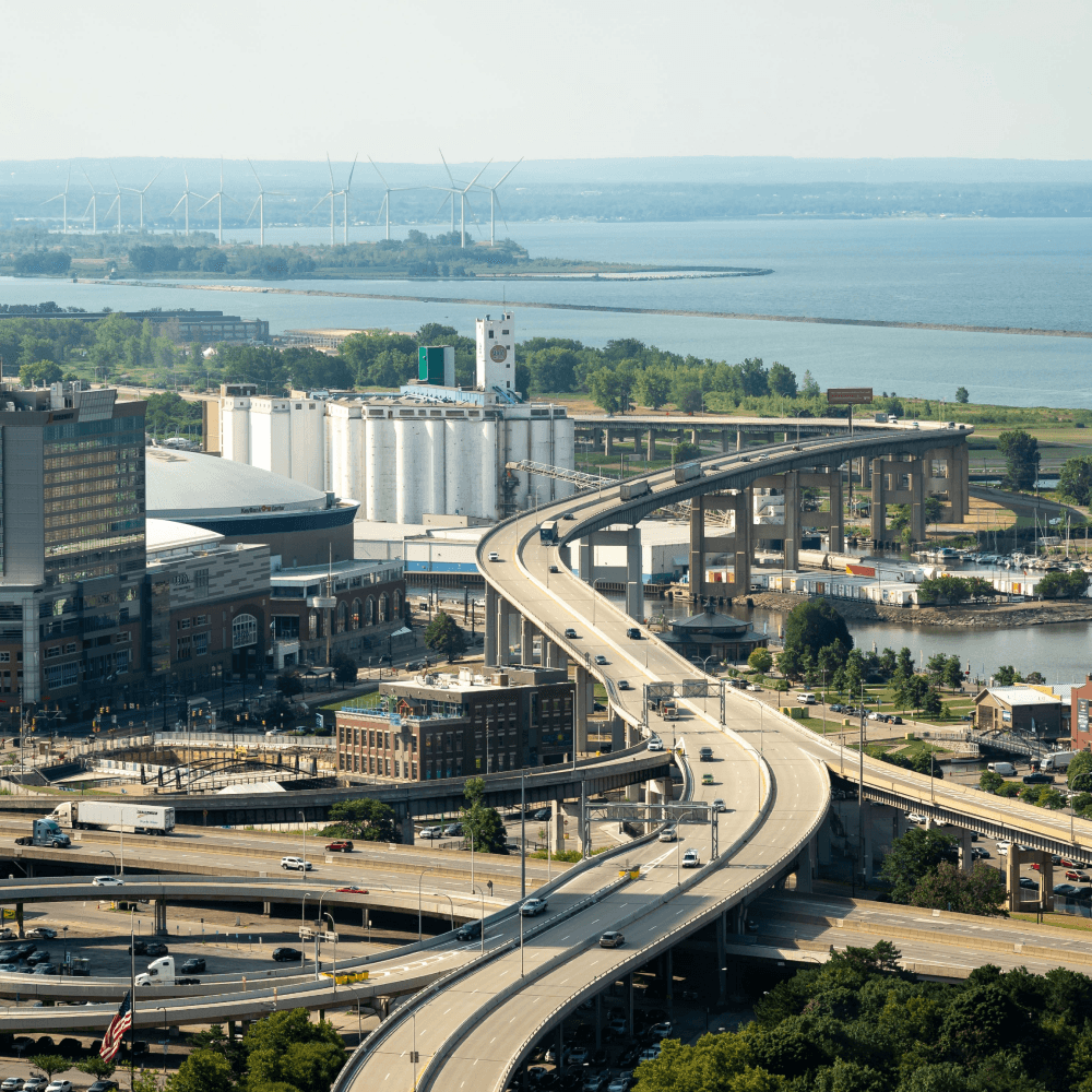 view of city and interstate