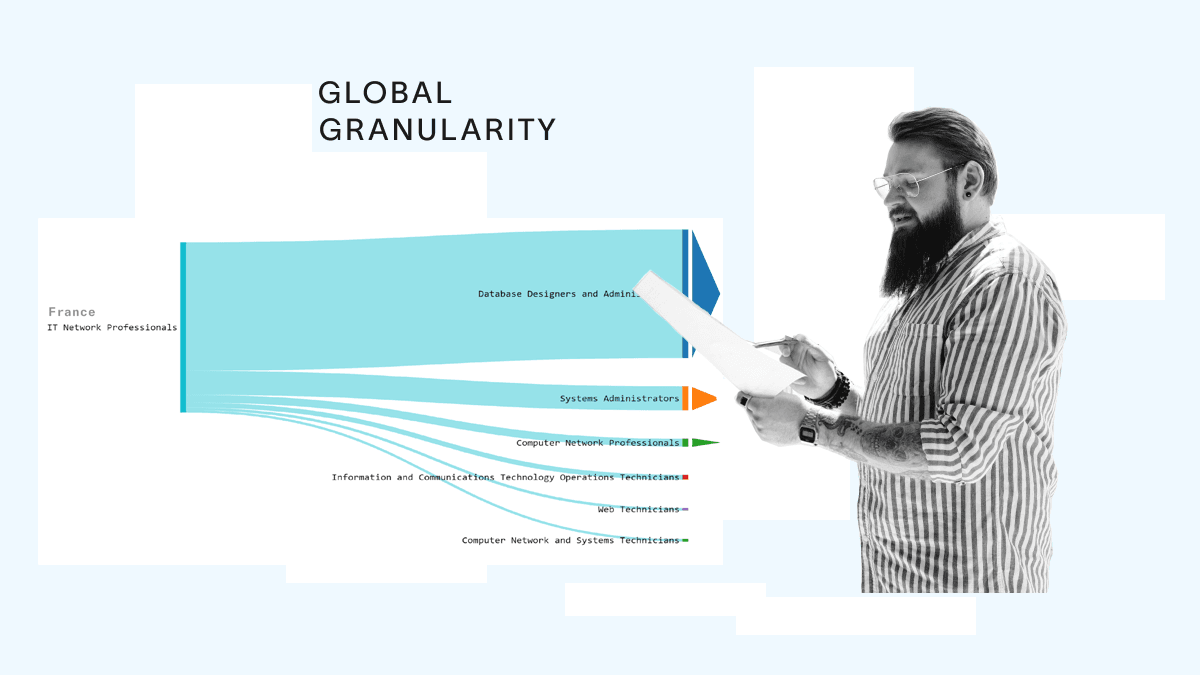 Illustration of granularity in global data