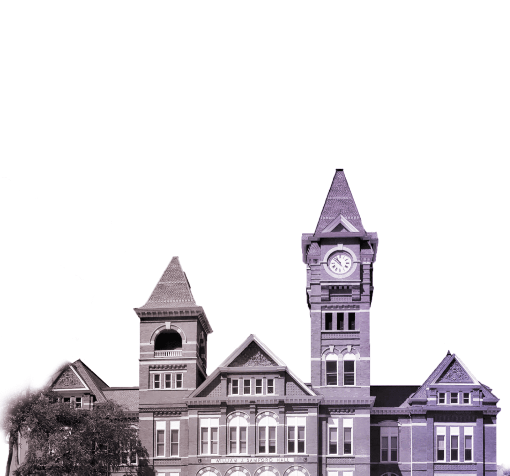 top of university building