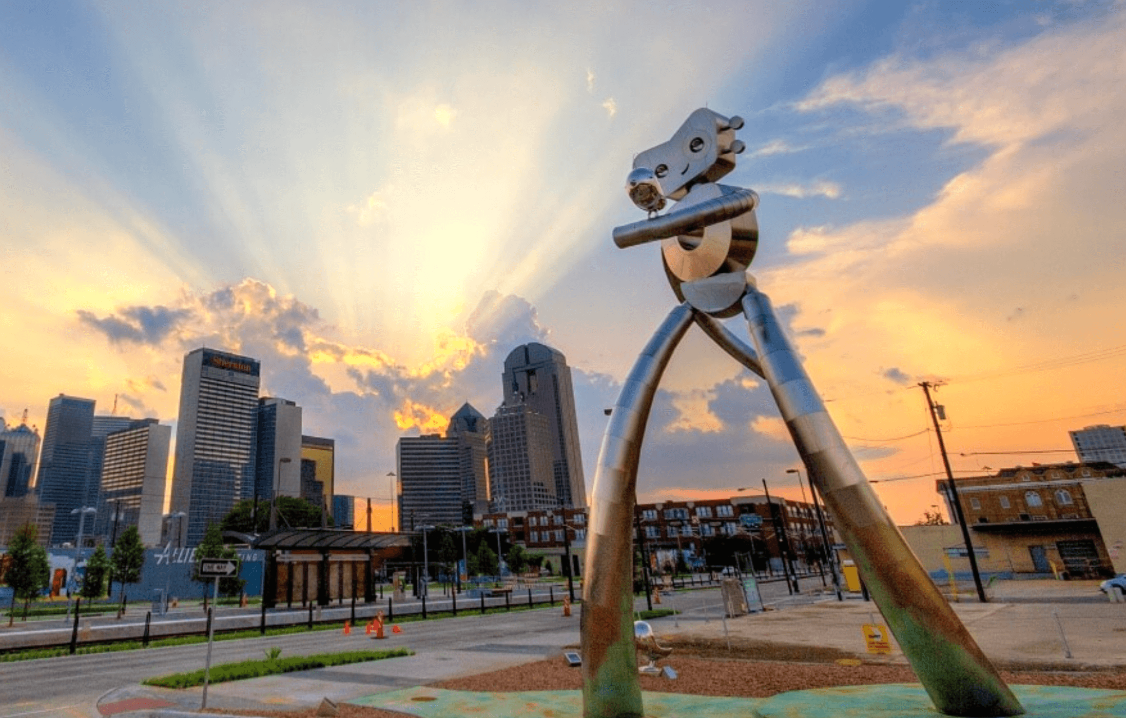 Dallas sun shot