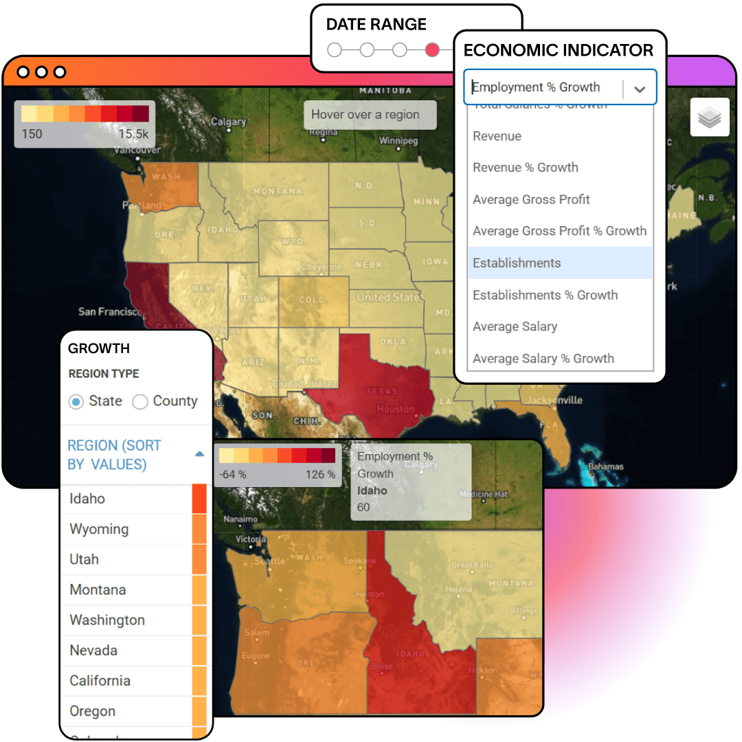 Gazelle Heat Maps