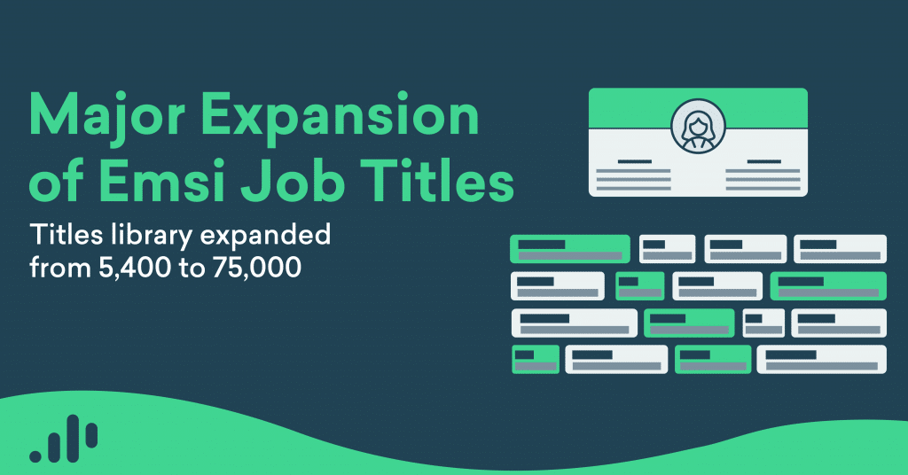 Major Expansion of Emsi Job Titles