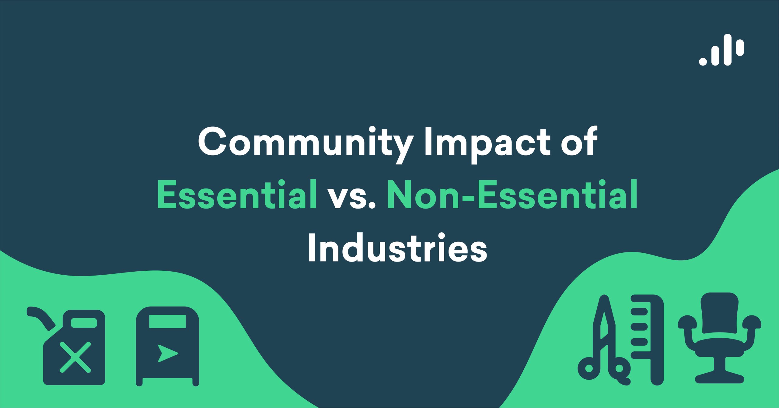 Exploring the Community Impact of the Essential vs. Non-Essential Industry Divide