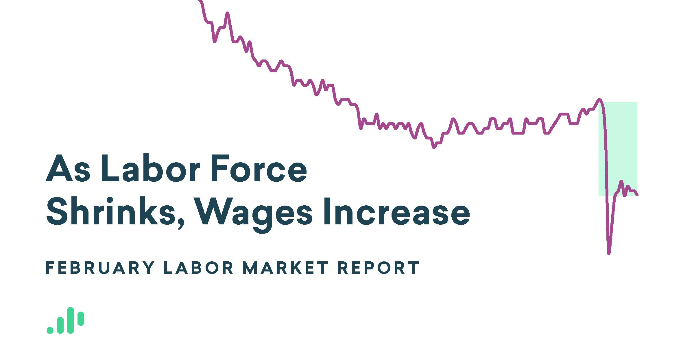 As Labor Force Shrinks, Wages Increase