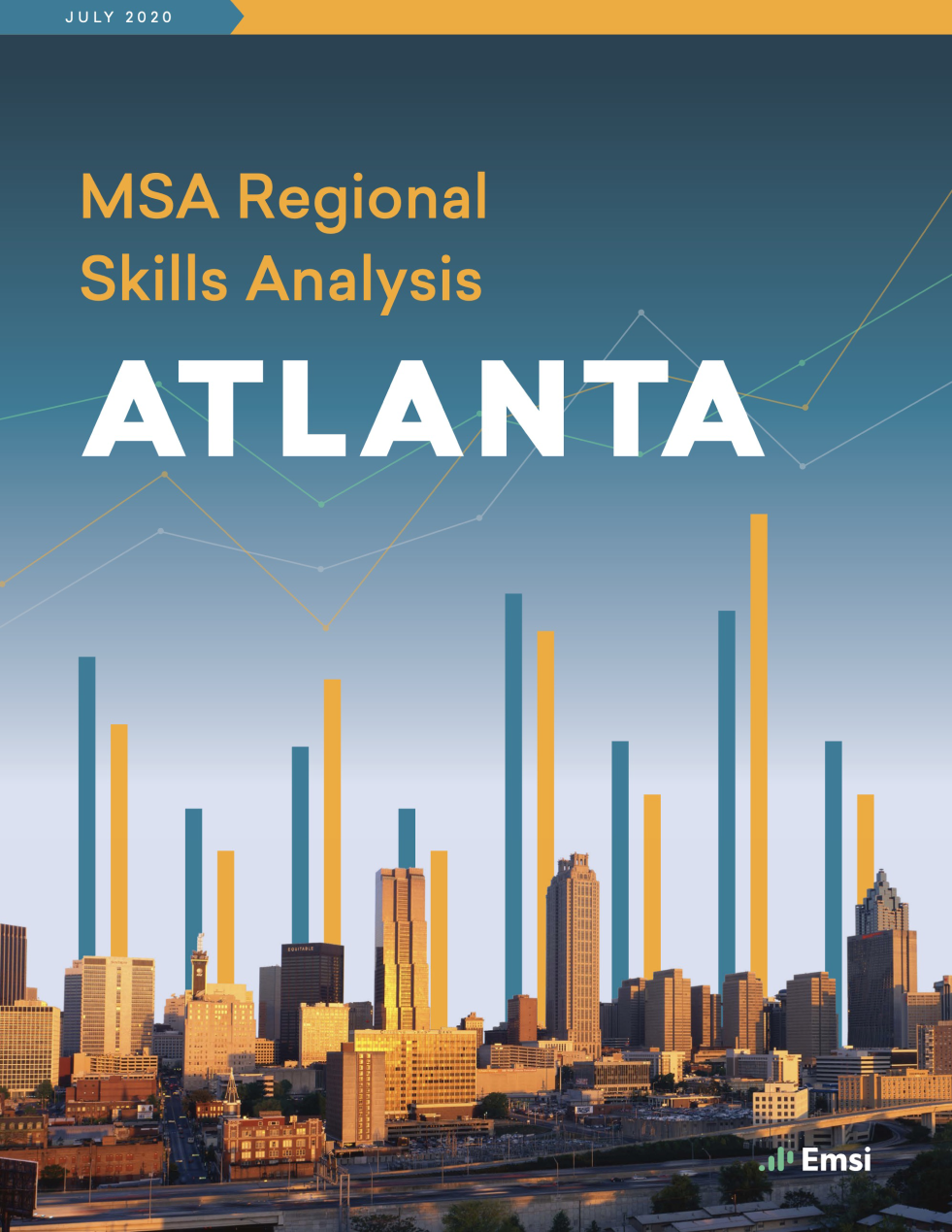 MSA Regional skills analysis Atlanta mockup