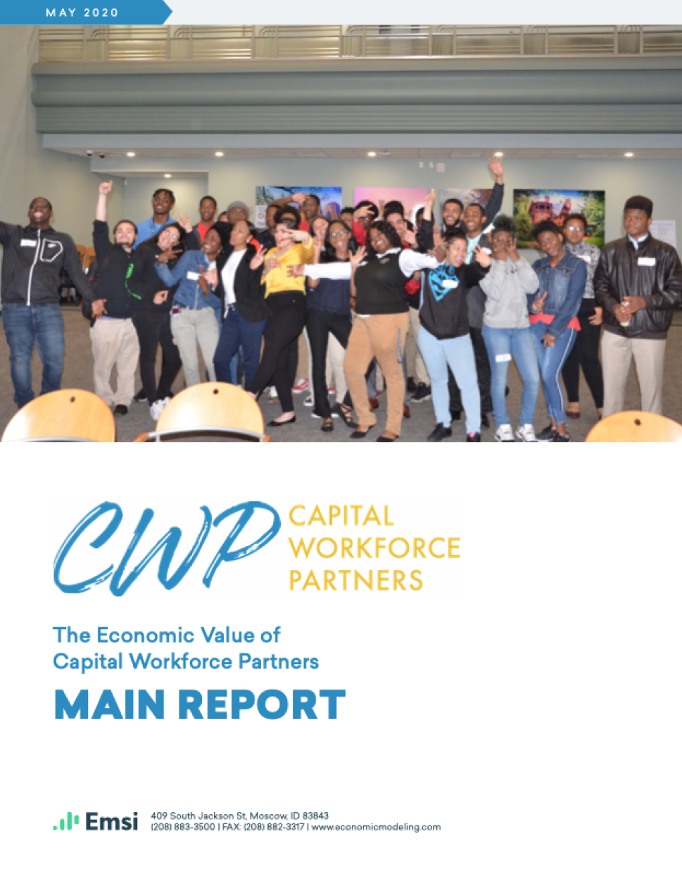 The Economic Value of Capital Workforce Partners mockup