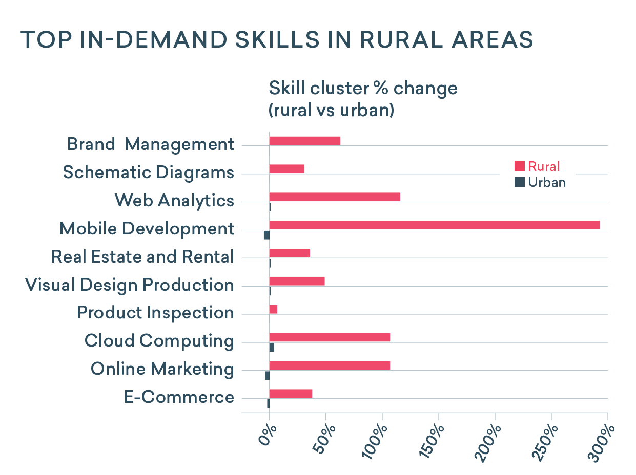 Top In-Demand Rural Skills Chart