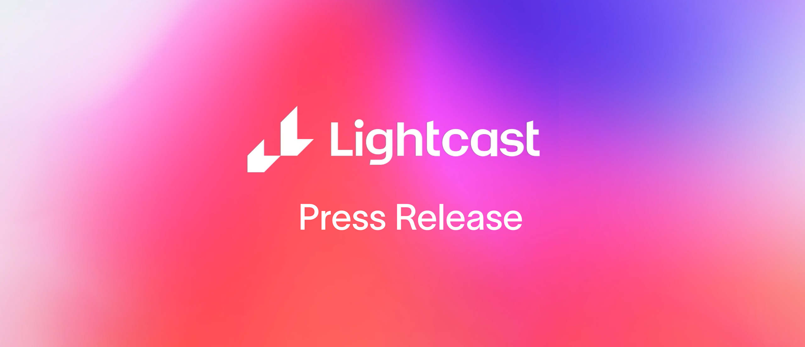 Header image reading "Lightcast press release"