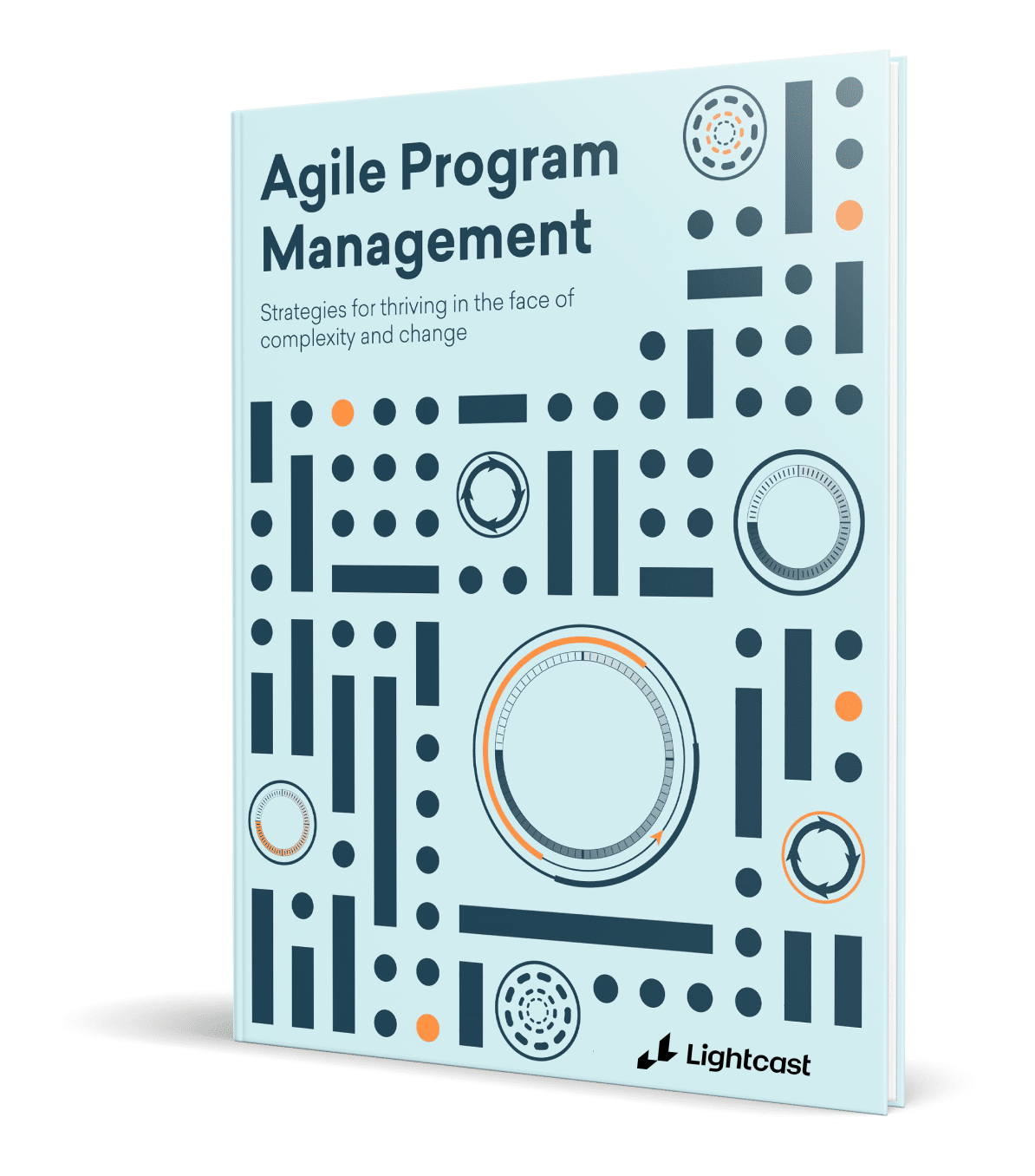 Agile Program Management report cover with Lightcast logo