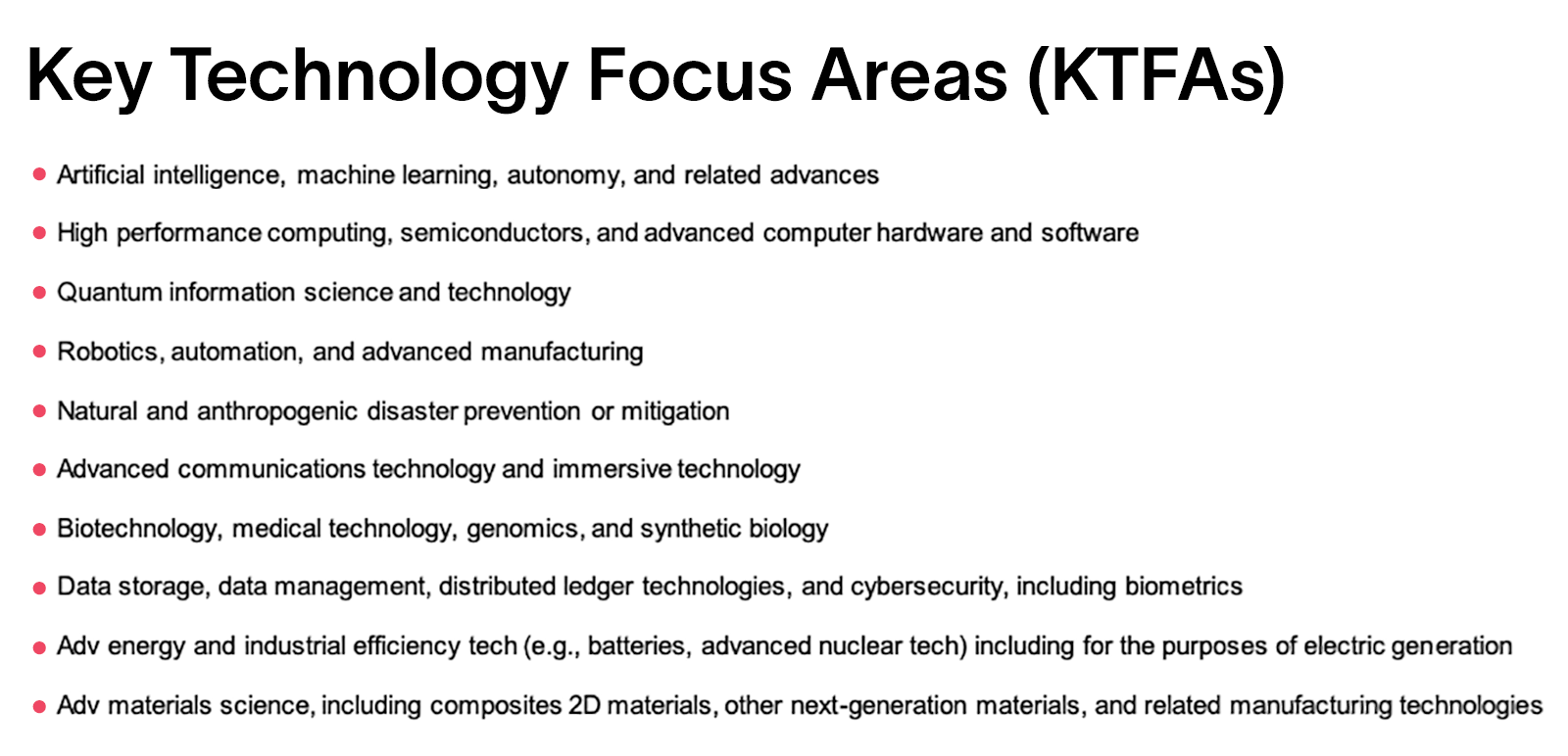 key-technology-focus-areas-bullet-list