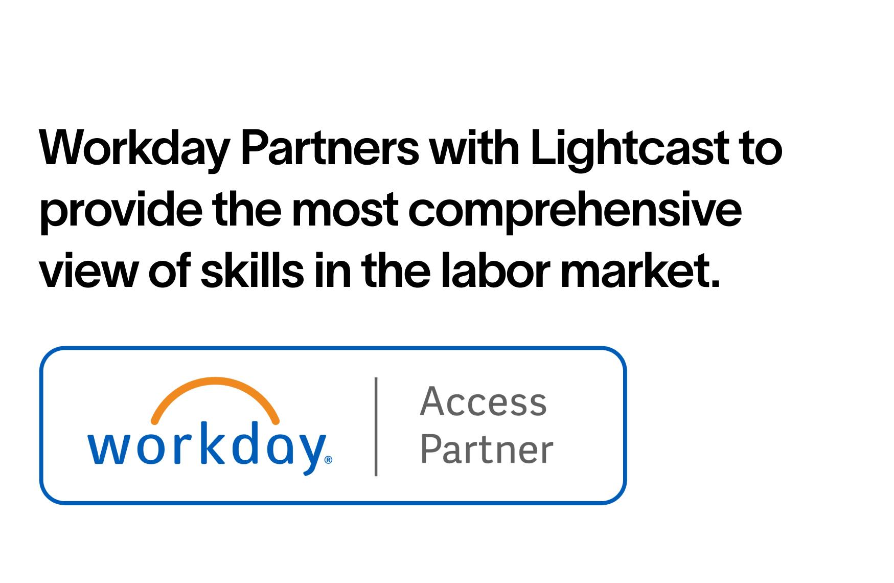 workday partners with Lightcast